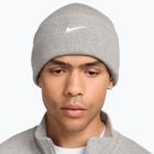 Berretto invernale Nike Peak Swoosh Beanie dark grey heather/white