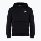 Felpa Nike Sportswear Club Fleece da bambino nero/giallo