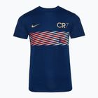 Maglia da calcio Nike CR7 Academy Dri-FIT blu void/ blu void/grigio metallizzato da bambino