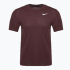 Maglia da corsa Nike Miler Dri-Fit UV bordeaux da uomo