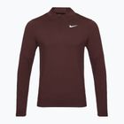 Uomo Nike Dri-FIT Element 1/2-Zip running manica lunga bordeaux cotta