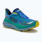 Scarpe da corsa da uomo HOKA Stinson 7 blu virtuale/verde tecnico