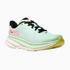 HOKA Clifton 9 scarpe da corsa per bambini in fluorite e neve fondente