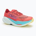 Scarpe da corsa da donna HOKA Mach X 2 pompelmo/corallo elettrico