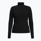 Felpa termica da donna Smartwool Classic Thermal Merino Base Layer 1/4 Zip Boxed nera