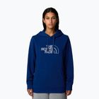 Felpa The North Face donna Drew Peak Light Hoodie estate blu/bianco dune