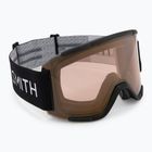 Maschera da sci Smith Squad XL black/chromapop pro photochromic gold mirror