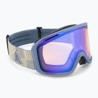 Maschera da sci Smith Blazer granite blue/blue sensor mirror