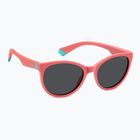 Occhiali da sole Polaroid PLD 8065/S corallo/grigio polarizzati per bambini