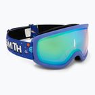 Maschera da sci Smith Snowday Jr supernova rockets/blue sensor mirror