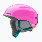 Casco da sci junior Smith Glide Jr Mips vivid pink hearts