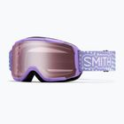 Maschera da sci per bambini Smith Daredevil S2 light lavender dot clouds/ignitor mirror antifog