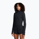 Under Armour Launch Elite Half Zip nero/riflettente da donna a maniche lunghe da running