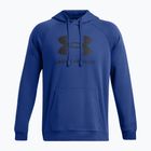 Felpa da uomo Under Armour Rival Fleece Logo HD blu tech/marino notte