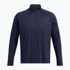 Felpa da uomo Under Armour Tech Textured 1/2 Zip midnight navy/black