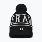 Berretto invernale Under Armour da uomo Halftime Pom Beanie nero/bianco/bianco