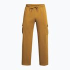 Pantaloni da allenamento Under Armour Project Rock Icon Fleece da donna giallo ocra / limo