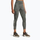 Leggings da allenamento Under Armour Project Rock donna verde argilla / limo