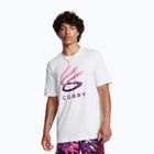 Maglietta Under Armour Curry Logo Uomo Trend bianco/viola