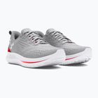 Under Armour Velociti 4 halo grigio/rosso racer/bianco scarpe da corsa da uomo