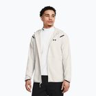 Felpa uomo Under Armour Unstoppable Fleece Full Zip HD summit white/black