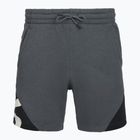 Pantaloncini Under Armour Curry Splash Fleece Uomo castlerock full heather/nero/bianco clay