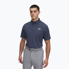 Polo da uomo Under Armour Tee To Green Pique Polo downpour gray/white