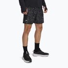 Pantaloncini da corsa Under Armour Launch 7" Print Uomo castlerock / antracite / riflettente