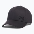 Berretto da baseball Under Armour Sportstyle Metal regolabile nero/argento da uomo
