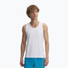 Under Armour Launch Elite Singlet canotta da corsa bianca/riflettente da uomo