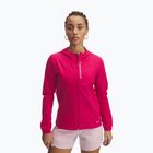 Giacca da running Under Armour Outrun The Storm donna fucsia sfumato/riflettente