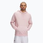 Felpa con cappuccio Under Armour Rival Fleece da uomo, rosa/bianco