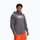 Felpa da uomo Under Armour Rival Terry Logo castlerock/grigio mod/ fuoco