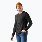 Maglia a manica lunga da uomo Smartwool Merino Hemp Blend Gear Up Graphic nero melange