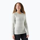 Maglia termica a maniche lunghe da donna Smartwool Merino 250 Baselayer Crew Boxed colore grigio chiaro shift