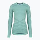 Maglia termica a maniche lunghe da donna Smartwool Intraknit Thermal Merino Baselayer Crew pacific blue/nightfall blue
