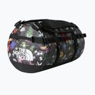 Borsa da viaggio The North Face Base Camp Duffel S 50 l black alpine floral
