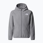 Giacca in pile per ragazzi The North Face Teen Glacier Full Zip Hoodie mid grey heather