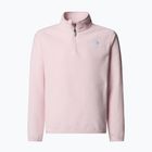 Felpa in pile per bambini The North Face Teen Glacier 1/4 Zip pale blossom