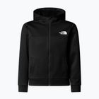Felpa per bambini The North Face Teen Reaxion Full Zip Hoodie tnf black