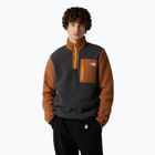 Felpa da uomo The North Face Yumiori 1/4 Zip asphaltgrey/burntumber/summitgold