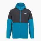 Felpa da uomo The North Face Glacier Heavyweight Full Zip HD blu crepuscolo/grigio asfalto