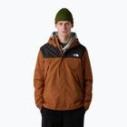 Giacca impermeabile da uomo The North Face Antora burnt umber/black