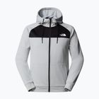 Felpa da uomo The North Face Reaxion Fleece Full Zip Hoodie high rise grey light heather