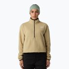 Felpa donna The North Face Glacier Fleece 1/2 Zip Short khaki stone