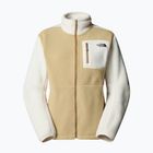 Felpa in pile da donna The North Face Yumiori Full Zip cachi stone/bianco dune
