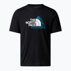 T-shirt The North Face Mountain Foundation Uomo Graphic nero