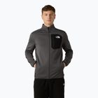 Felpa da uomo The North Face Crest Fz grigio antracite/nero