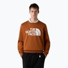 Felpa da uomo The North Face Easy Crew color ambra bruciato
