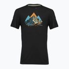 Maglietta da uomo Smartwool Peak Bagger Active SS Graphic Tee black